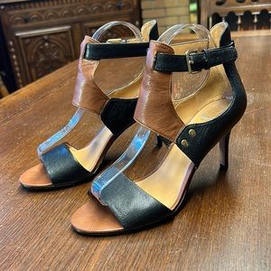 Nine West open toe heels
